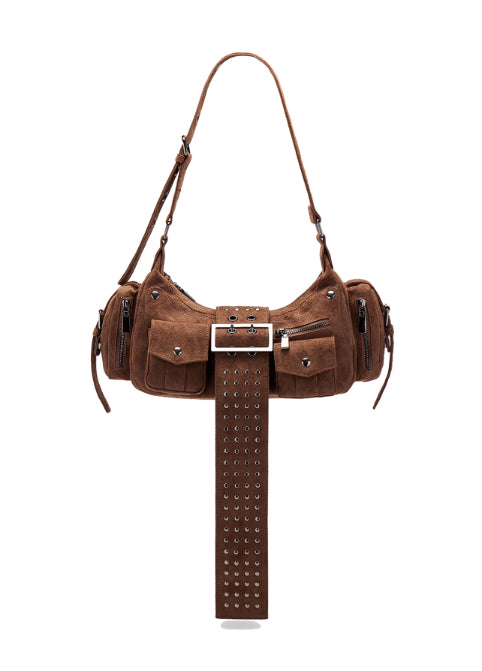 Simple Retro Versatile Suede Women's Handbag Shoulder Bag