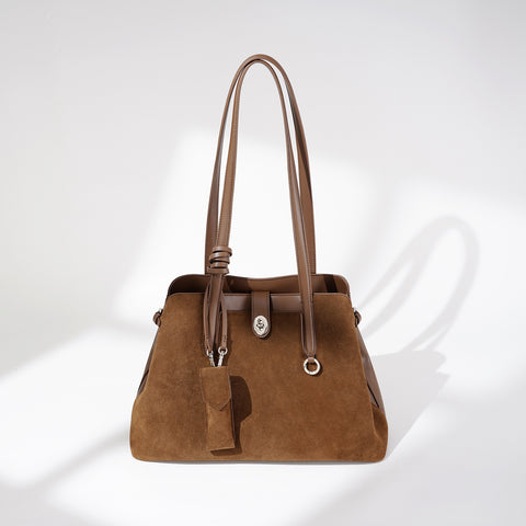 Retro Handbag Large Capacity Document Shoulder Bag