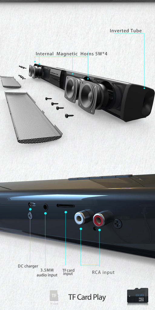 Home Theater Sound System Bluetooth Speaker Computer