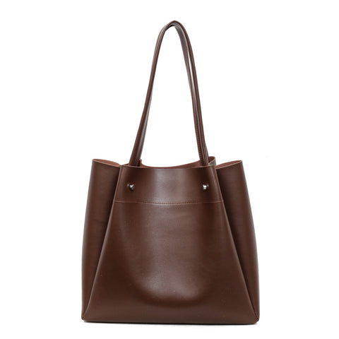 Large-capacity New-style Shoulder Bag Vintage High-end Minimalist