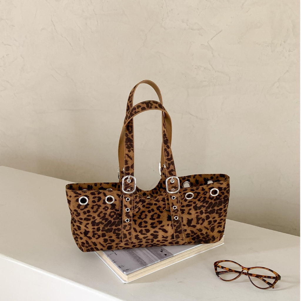 Retro Suede Fluffy Handheld Shoulder Bag For Women