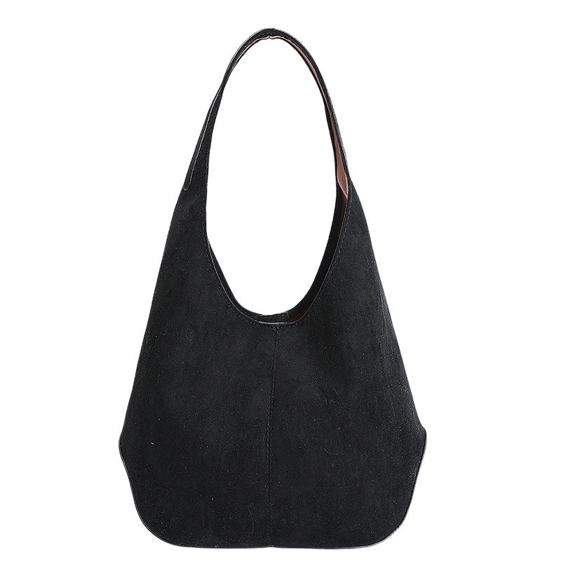 Suede-lined Large-capacity Fashionable Tote Bag For Women
