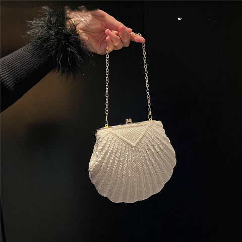 Shell-shaped Crossbody Shoulder Tote Bag For Women
