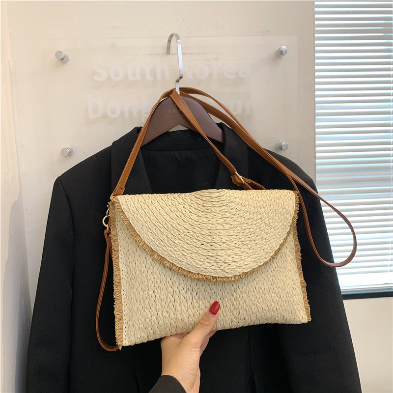 Handmade Woven Bags On The Beach