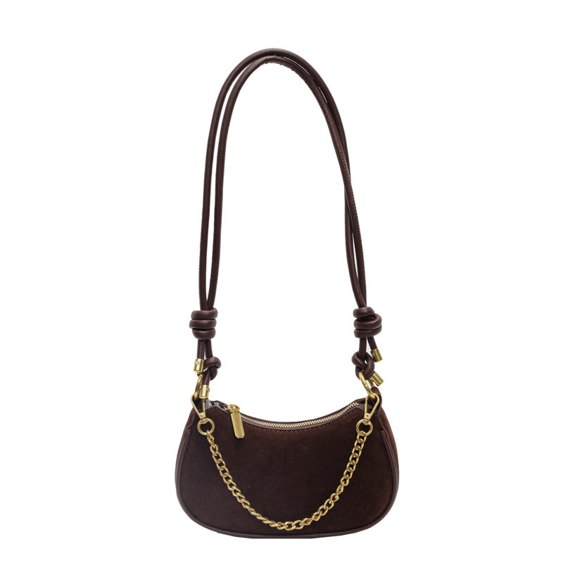 Minority Simple Frosted Small Square Sense Crossbody Shoulder Bag