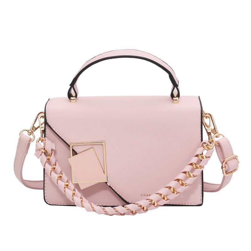 Chain Shoulder Crossbody Bag Handheld Small Square Bag