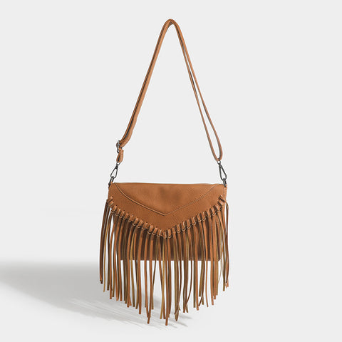 Women's Retro Ethnic Style Tassel Messenger Bag