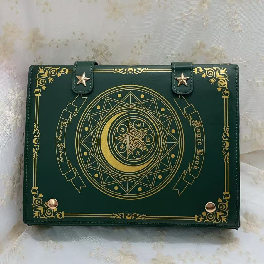 Japanese-style Retro Xingyue Magic Book Shoulder Bag