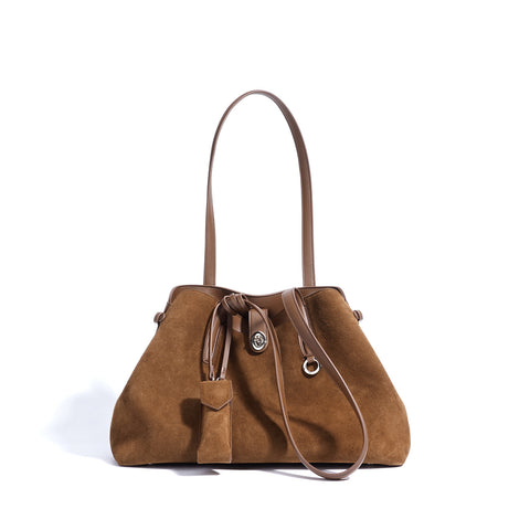 Retro Handbag Large Capacity Document Shoulder Bag