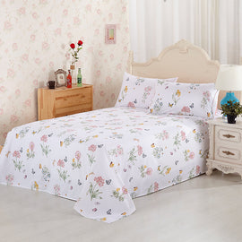 Reactive printed cotton sheets