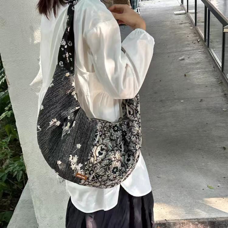 New Chinese-style Patchwork Elegant Shoulder Bag