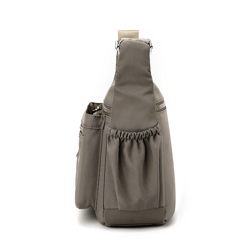Trendy Women's Shoulder Lightweight Waterproof Nylon Cloth Bag