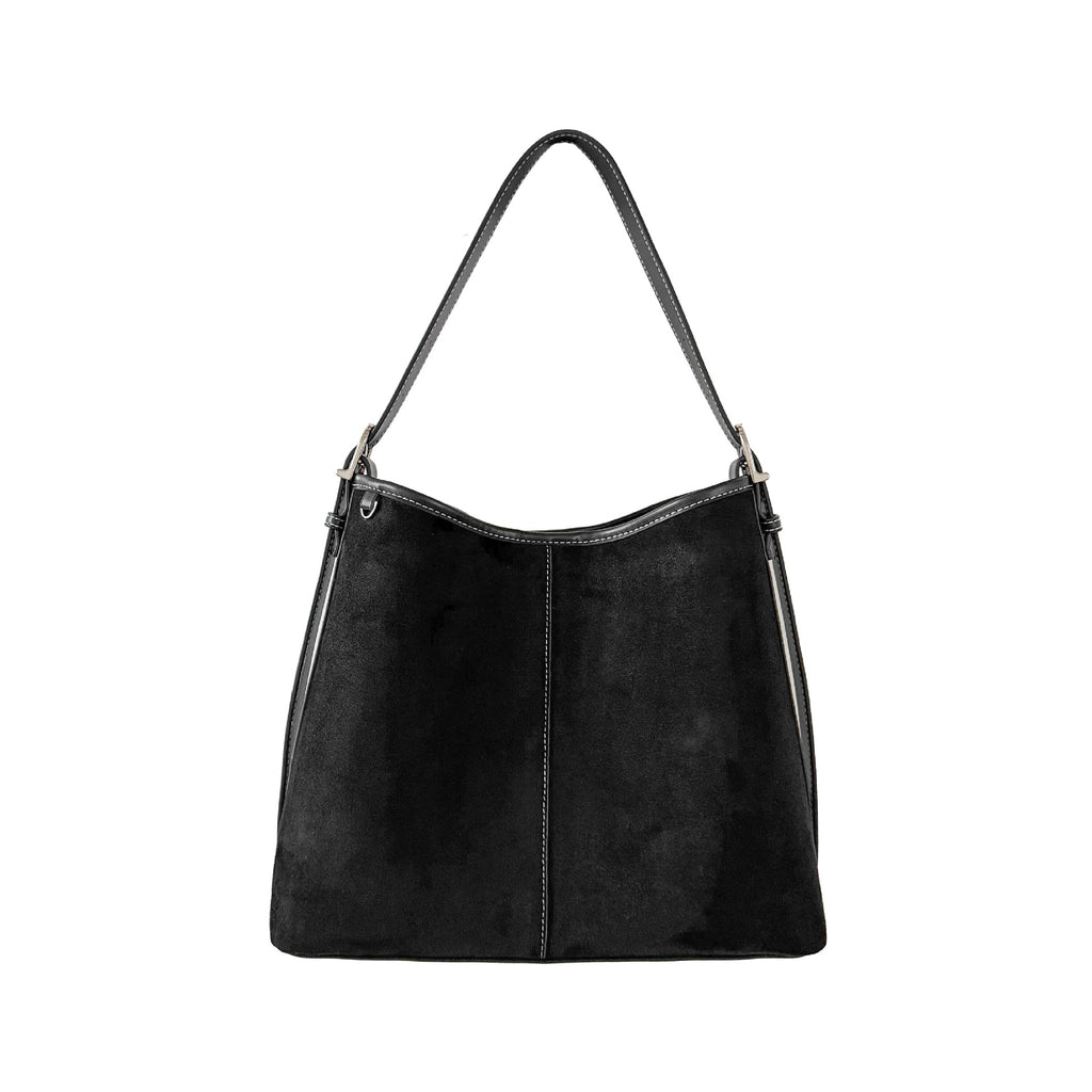 Suede Retro-Style Large-Capacity Womens Shoulder Bag