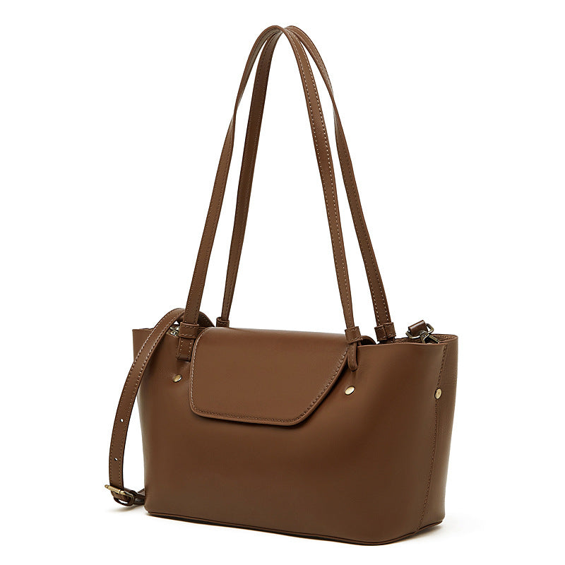 Korean-style Fashionable All-match Womens Leather Shoulder Bag