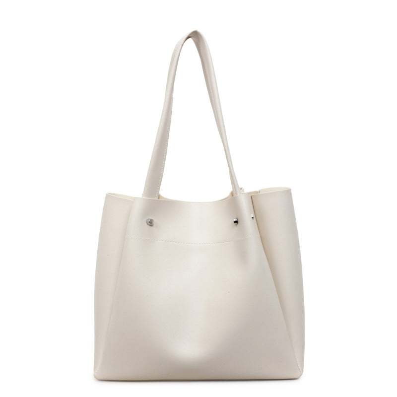 Large-capacity New-style Shoulder Bag Vintage High-end Minimalist