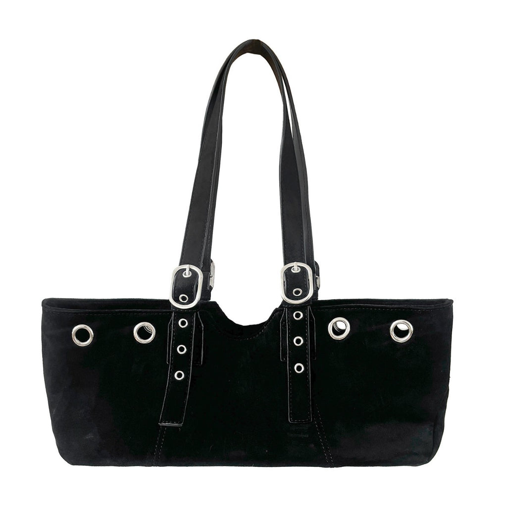 Retro Suede Fluffy Handheld Shoulder Bag For Women
