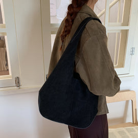 Suede-lined Large-capacity Fashionable Tote Bag For Women